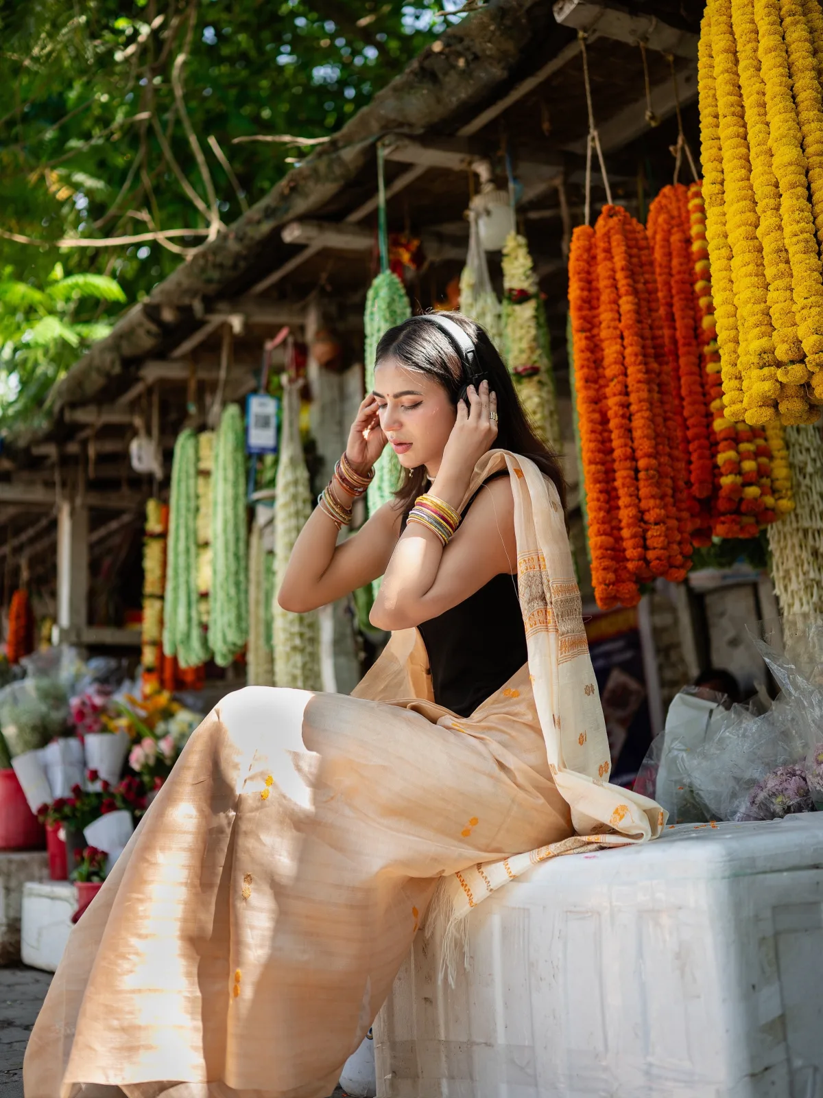 Orfab lifestyle at flower market