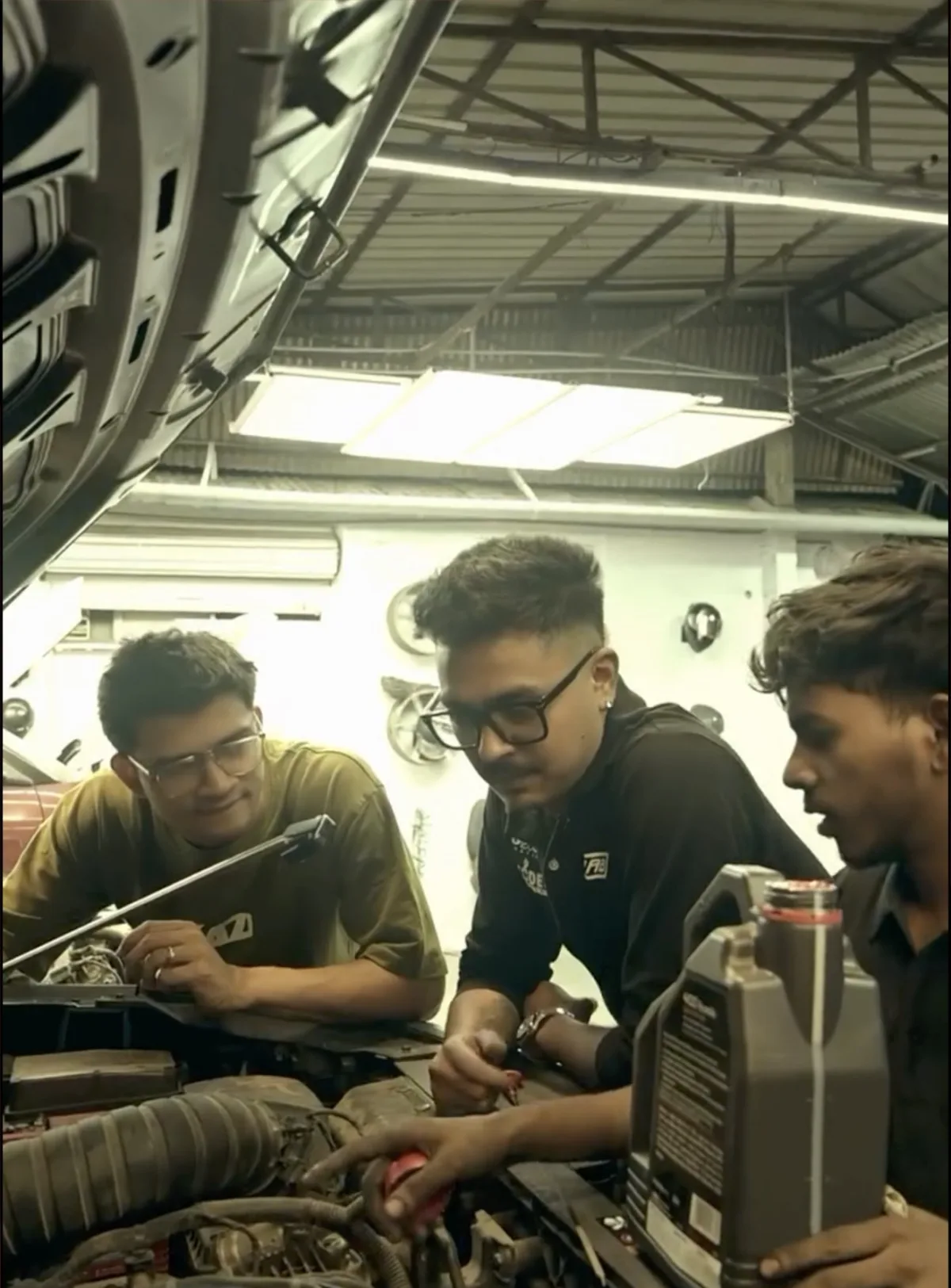 The RAB workshop team at work